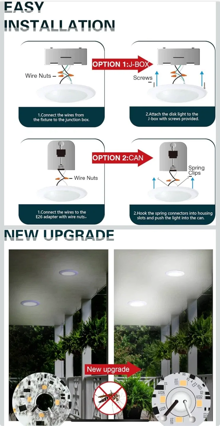 LED Recessed Ceiling Light - Dimmable image indicator(5)