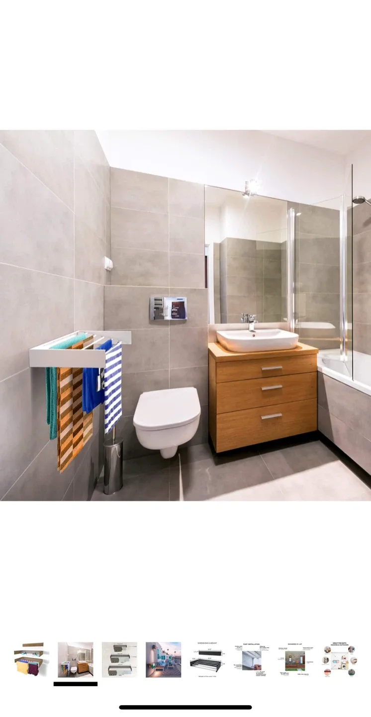 Wall Mounted Clothes Drying Rack image indicator(3)