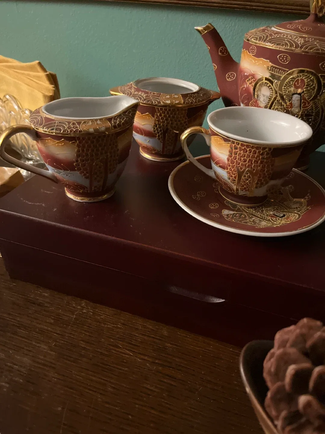 Vintage Japanese Tea Set image indicator(6)