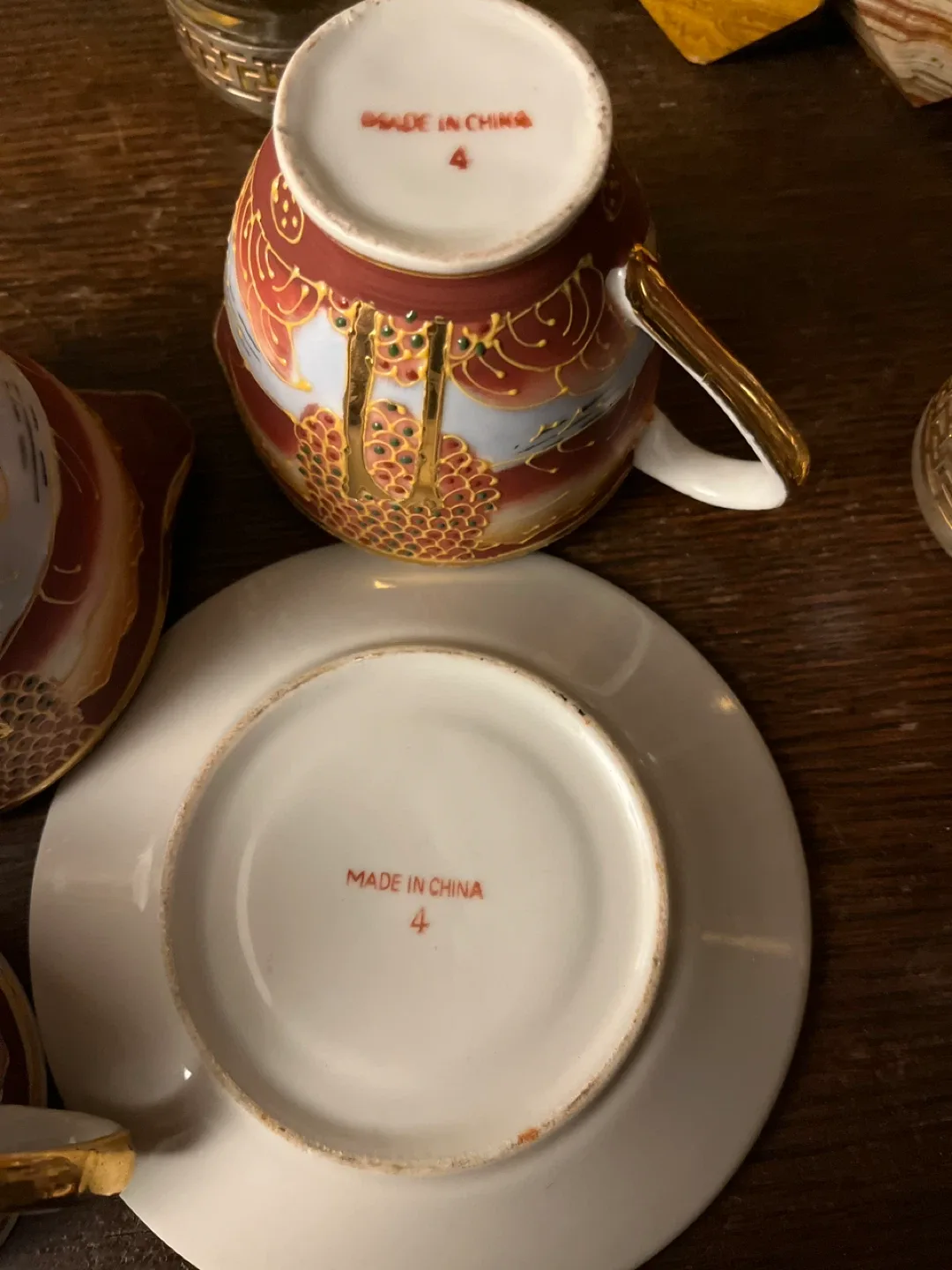 Vintage Japanese Tea Set image indicator(10)