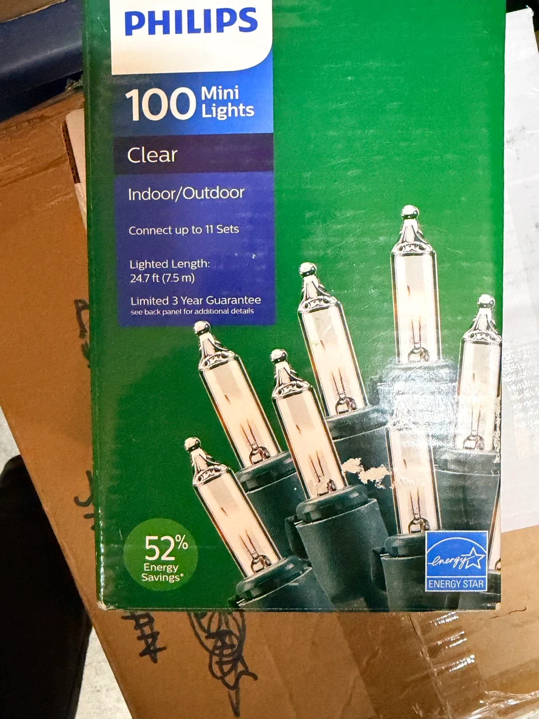 Philips 100 Mini Clear Lights - Indoor/Outdoor