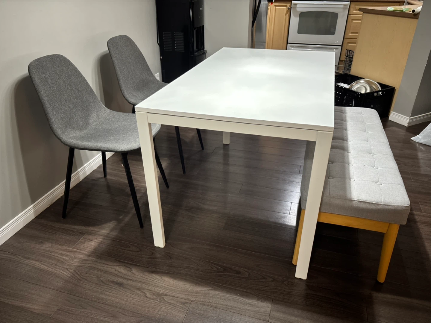 Dining Table Set with Bench & Chairs - photo 3