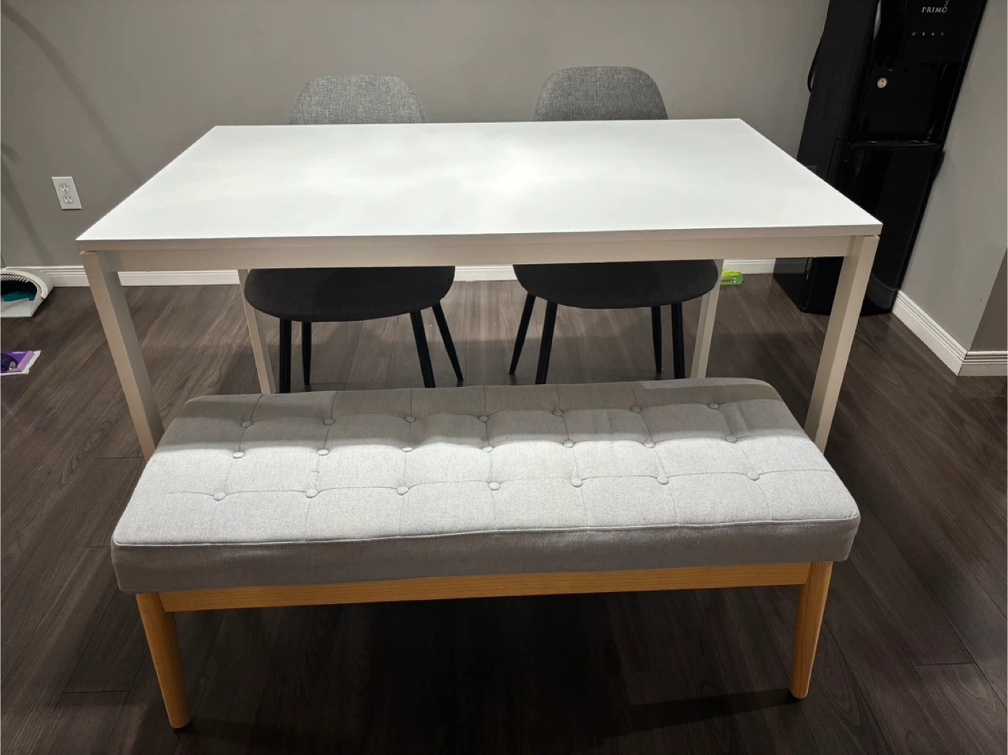 Dining Table Set with Bench & Chairs