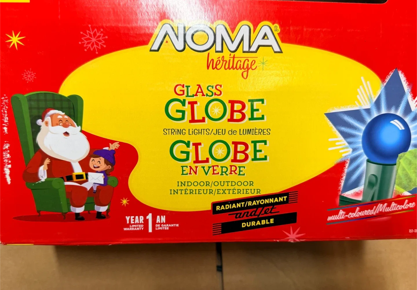 Noma Heritage Glass Globe String Lights - 20 Lights(3 units) image indicator(5)