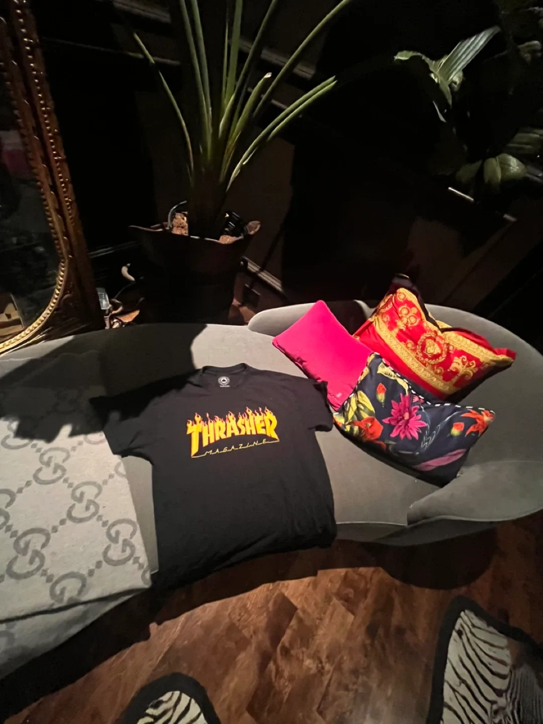 Thrasher Magazine Black T-Shirt thumbnail