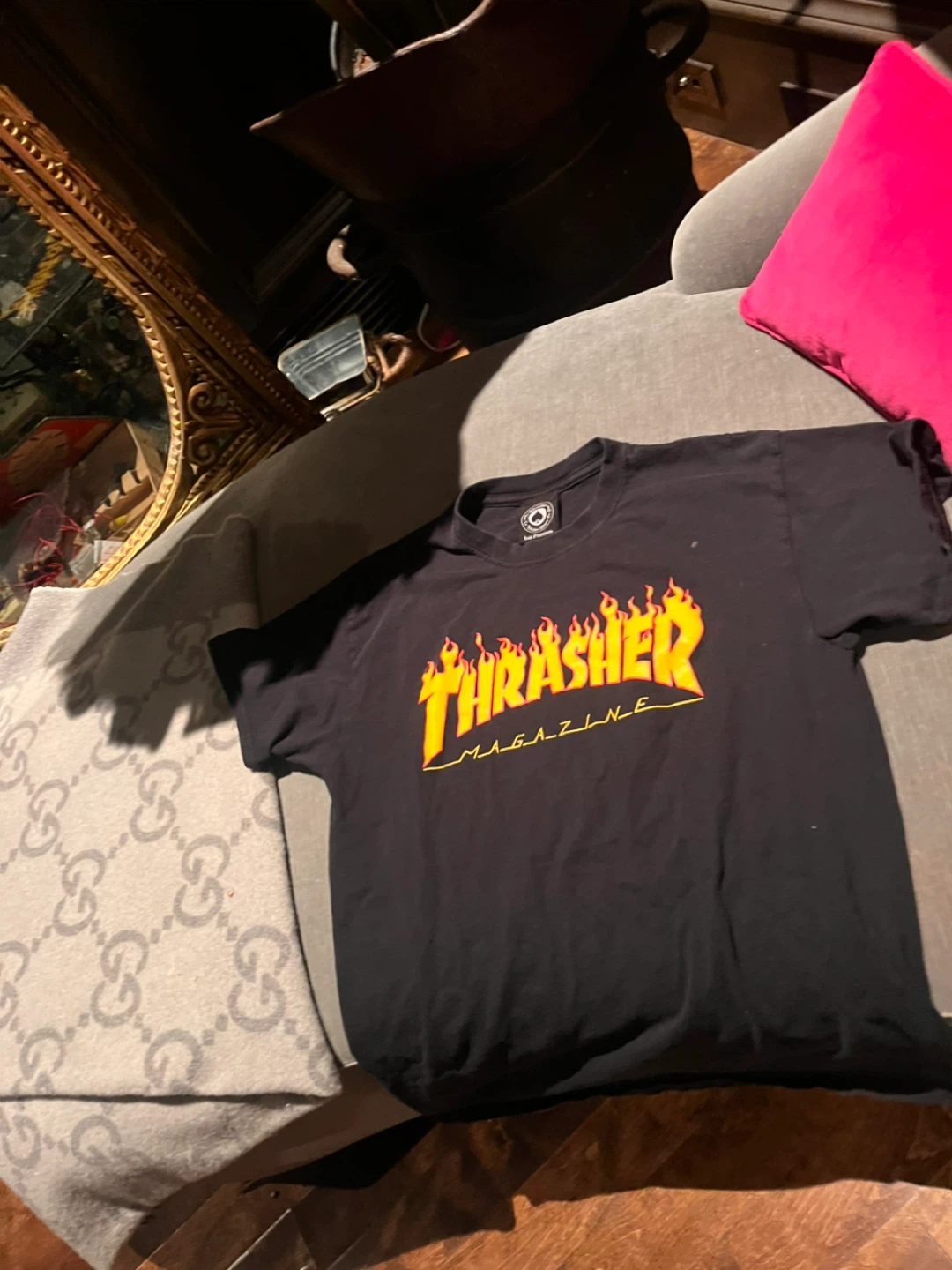 Thrasher Magazine Black T-Shirt - photo 4