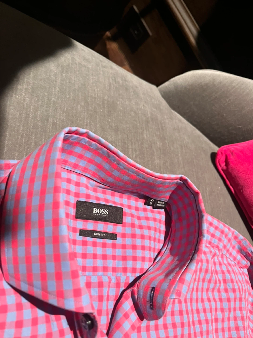 Hugo Boss Slim Fit Button-Up Shirt (Size 16) - photo 2