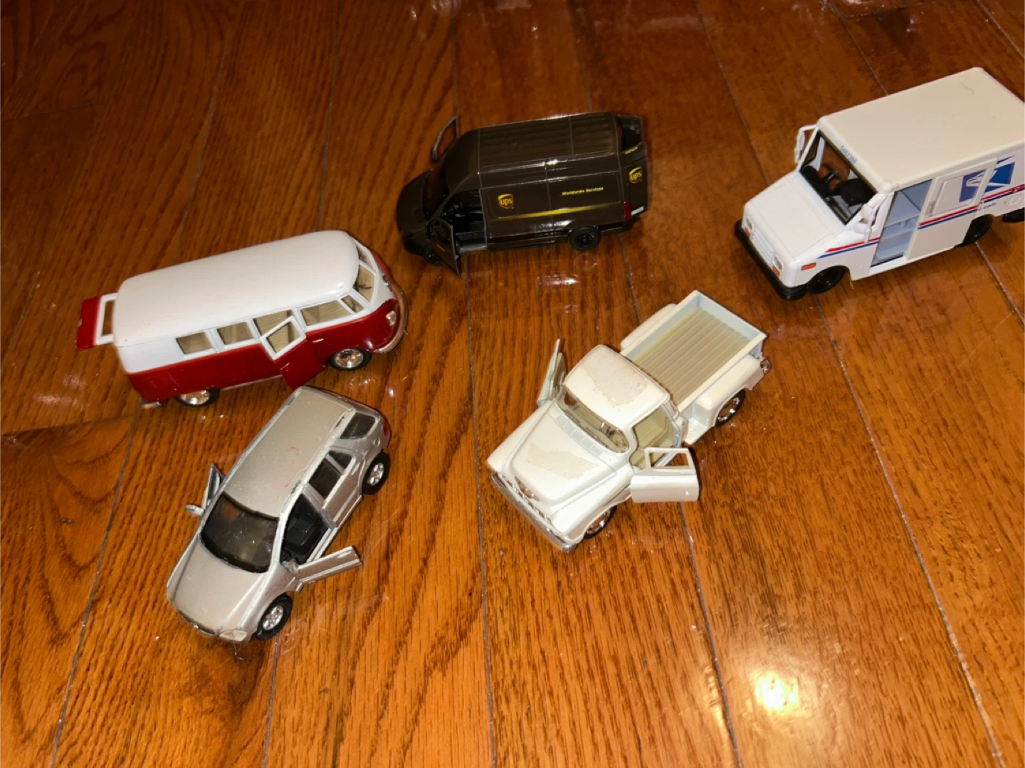 Collection of Toy Cars and Trucks