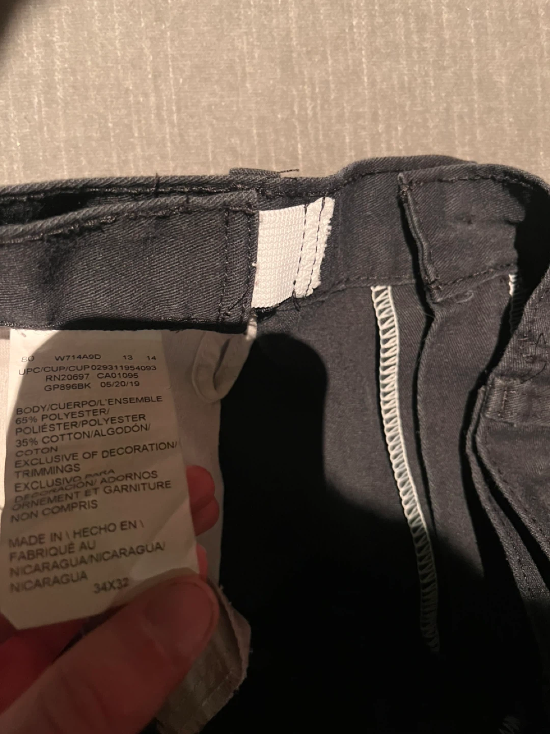 Dickies Black Pants - Size 34x32 - photo 5