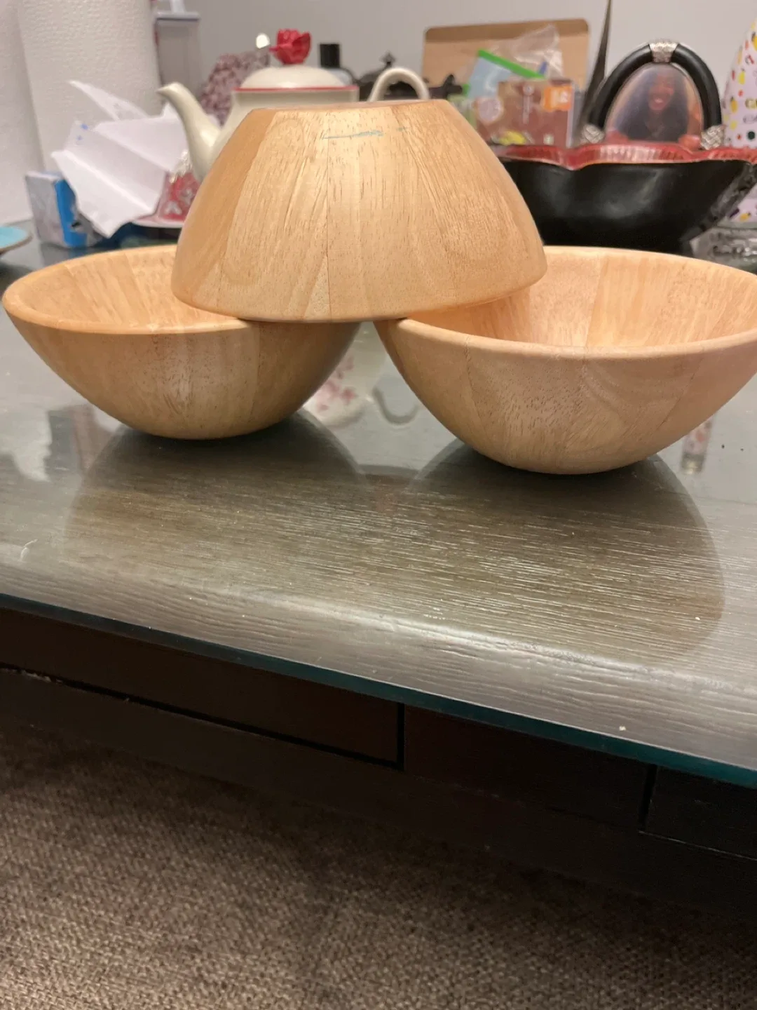 Set of 3 Wood Salad Bowls - Marketplace Brand image indicator(6)