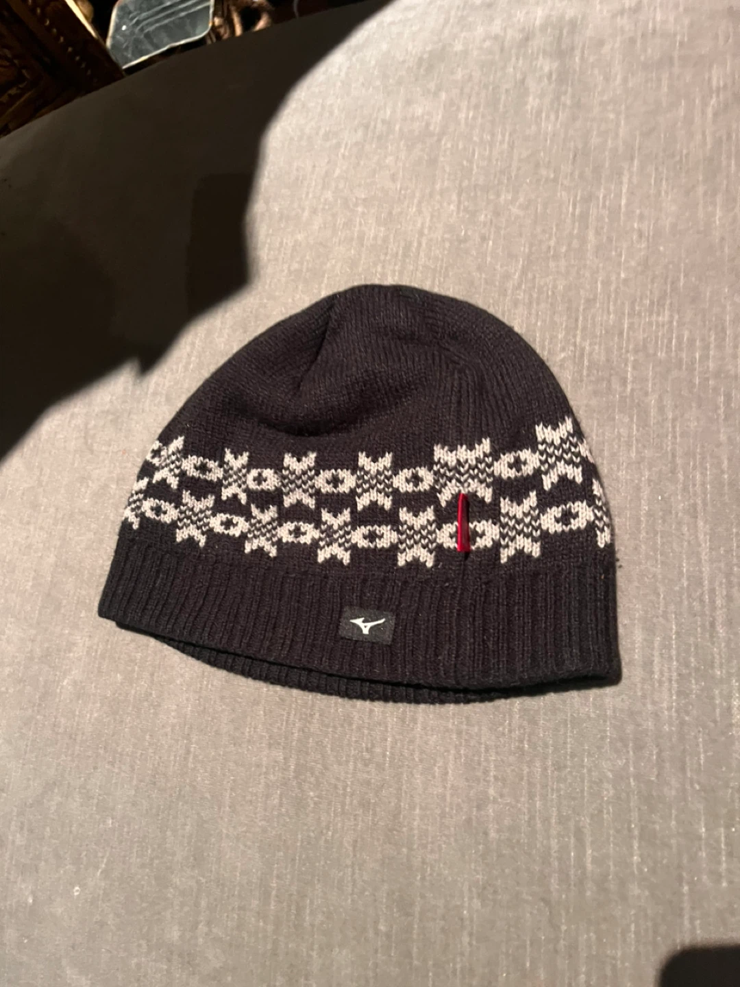 Mizuno Black Knit Beanie Hat - photo 2