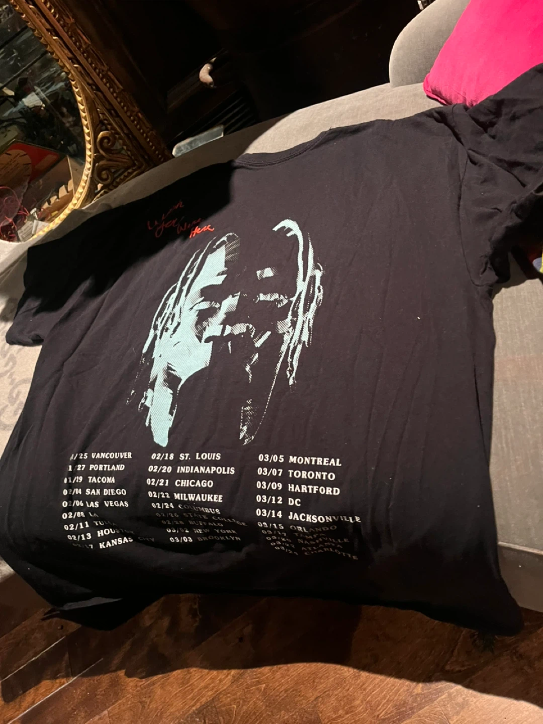 Travis Scott Astroworld Tour Black T-Shirt - photo 5