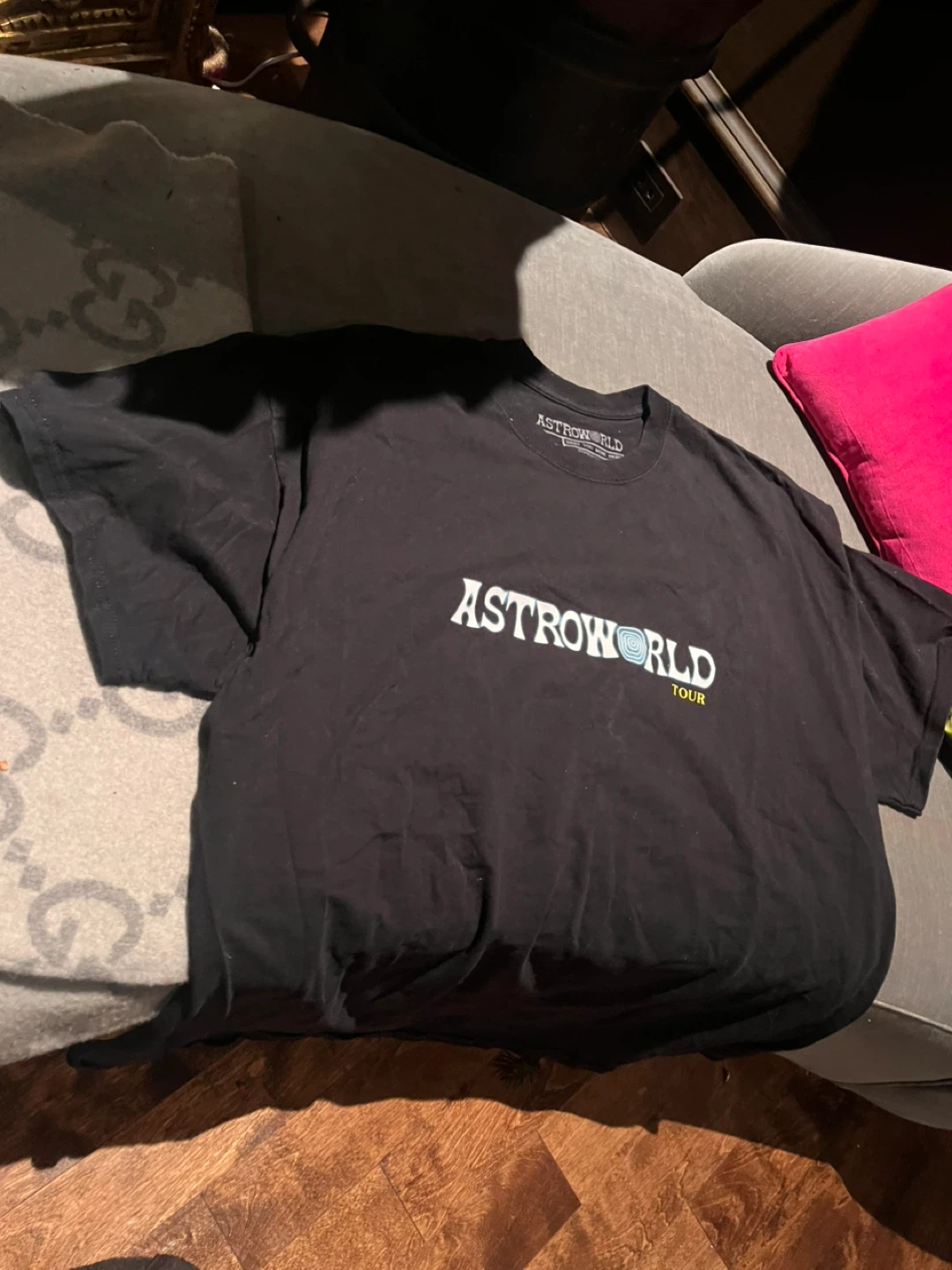 Travis Scott Astroworld Tour Black T-Shirt - photo 2