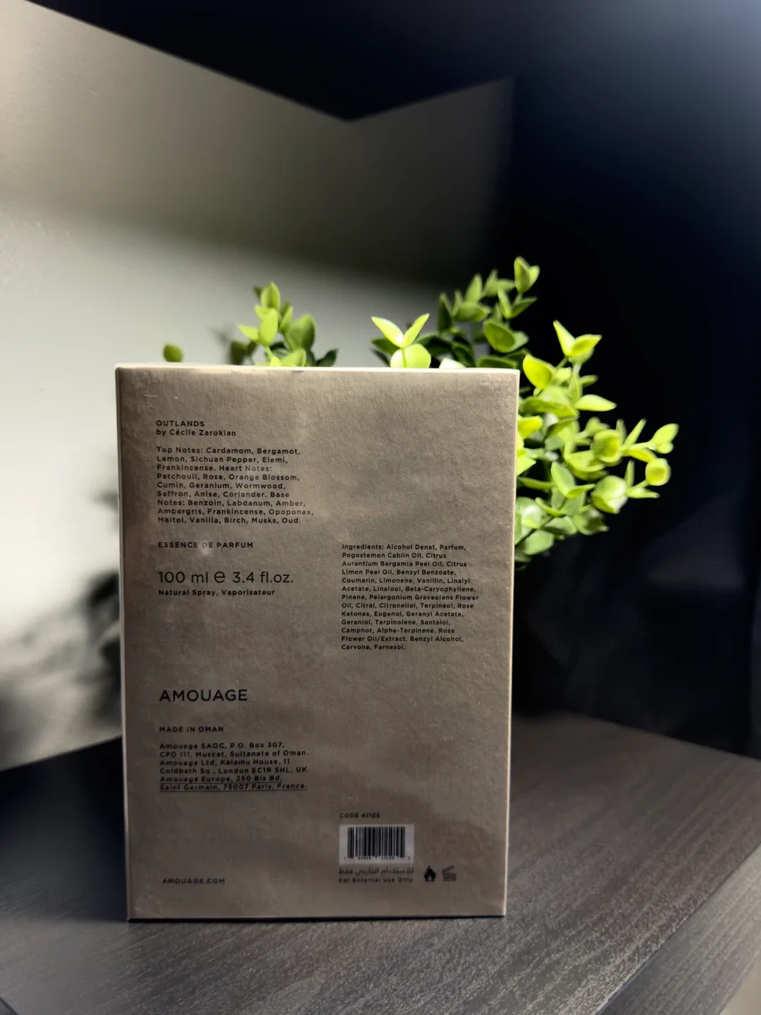 Amouage Outlands Essence de Parfum 100 mL — Brand New image indicator(2)