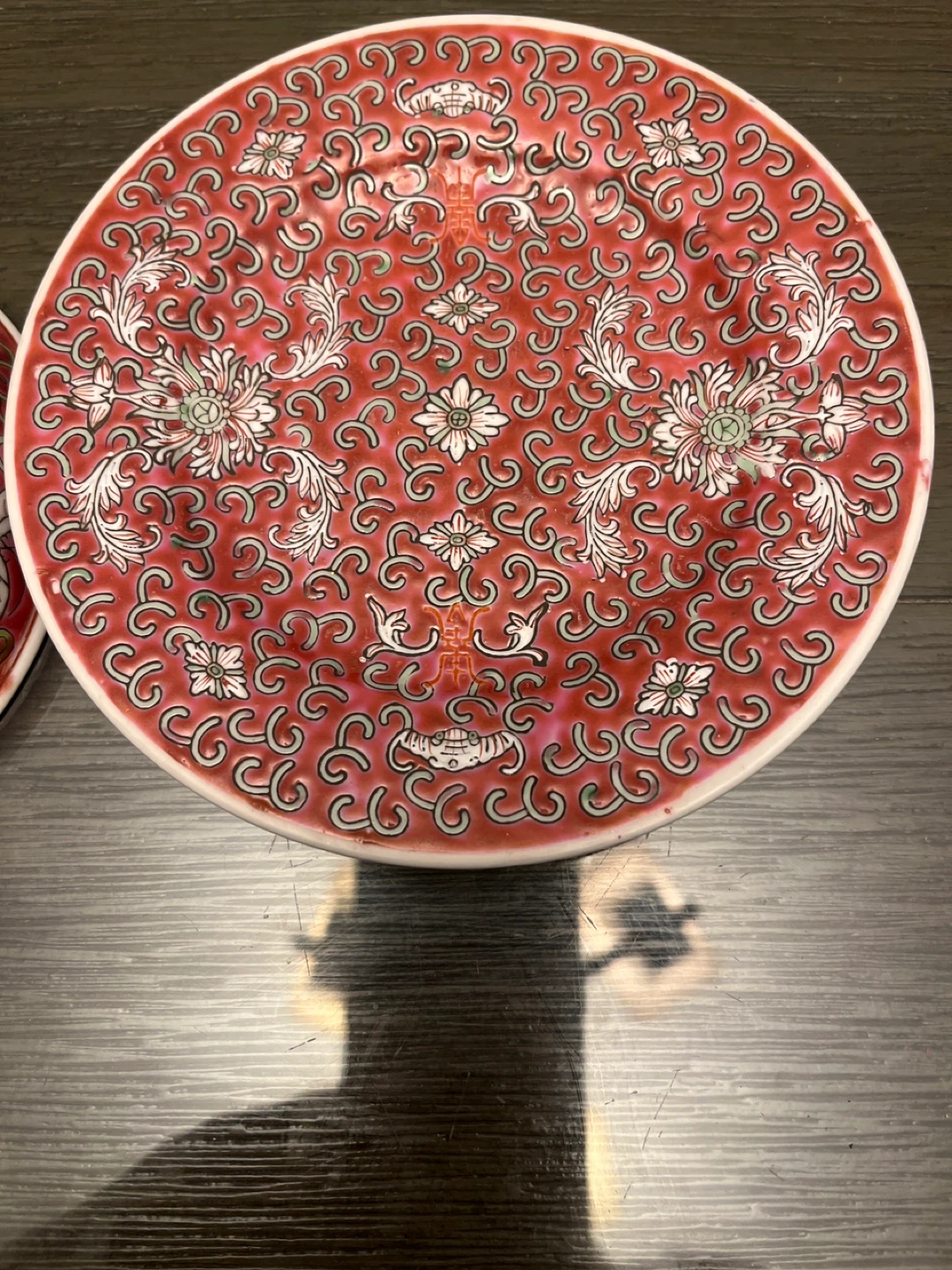 Red & White Tea Cup with Saucer - photo 4