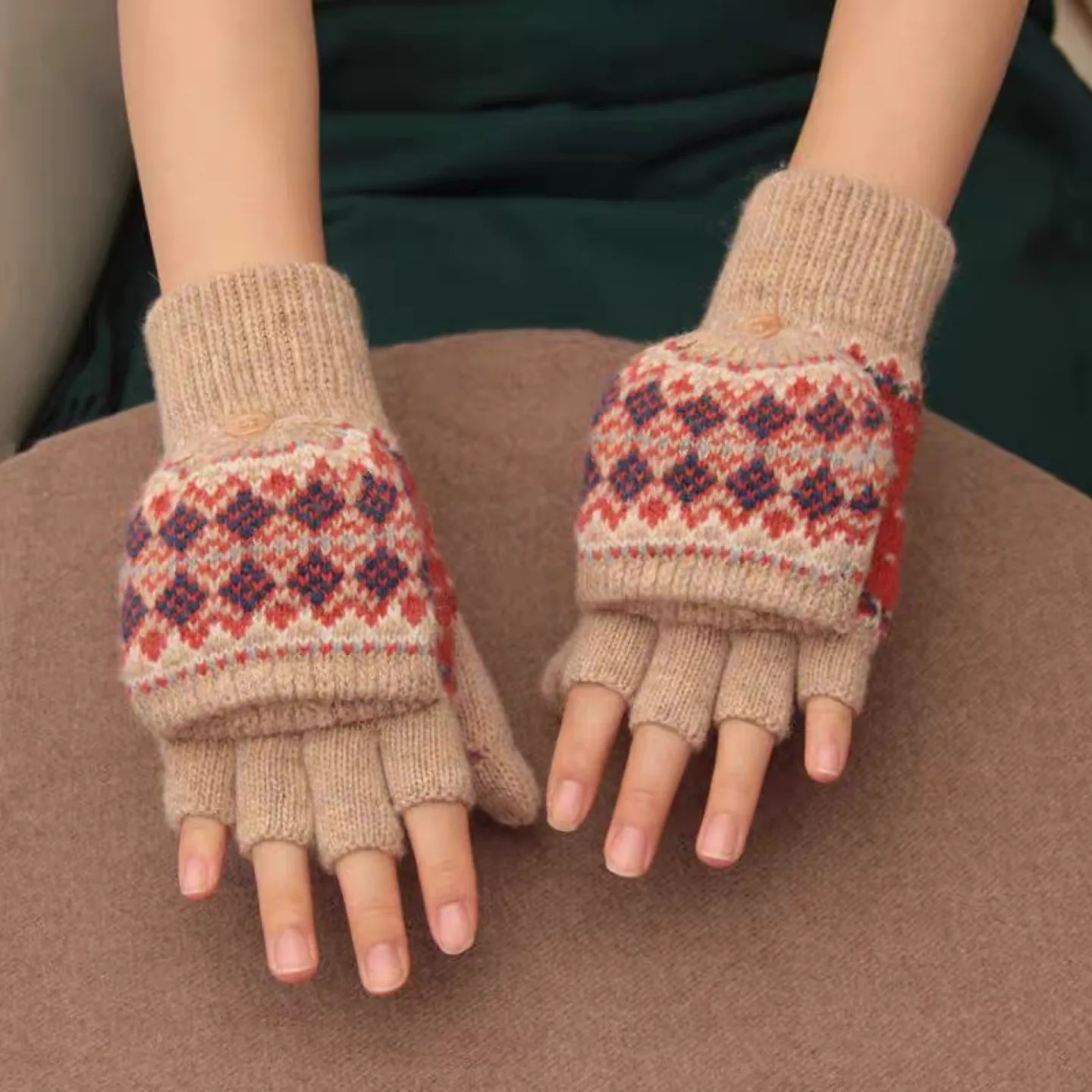 Convertible Knit Gloves thumbnail