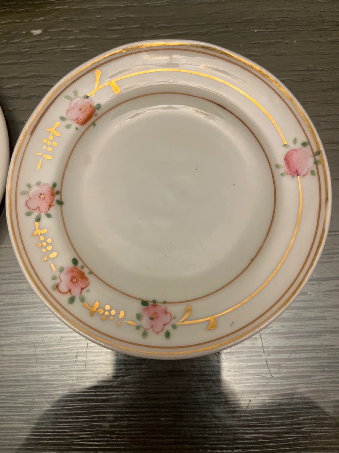 Vintage Floral Porcelain Saucers - Set of 5 - photo 4