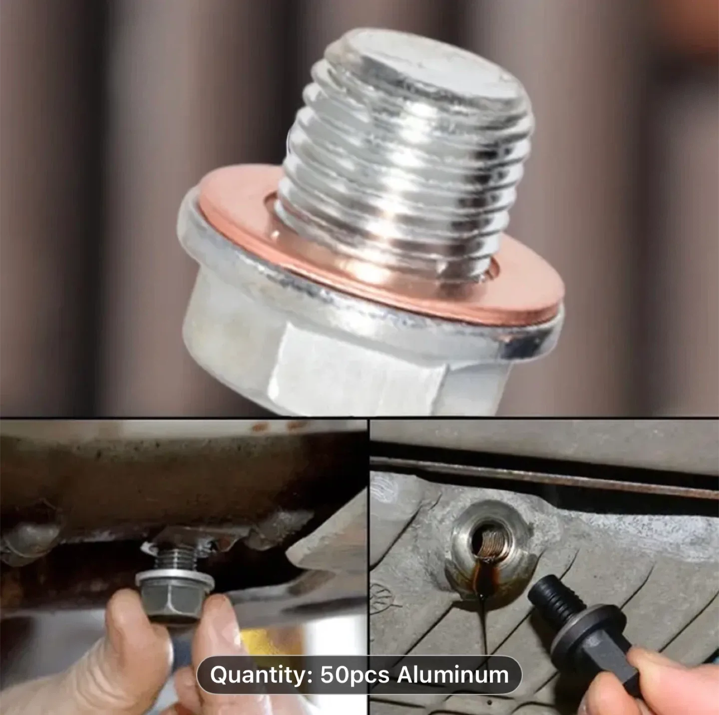 For Honda Oil Drain Plug Gasket image indicator(6)