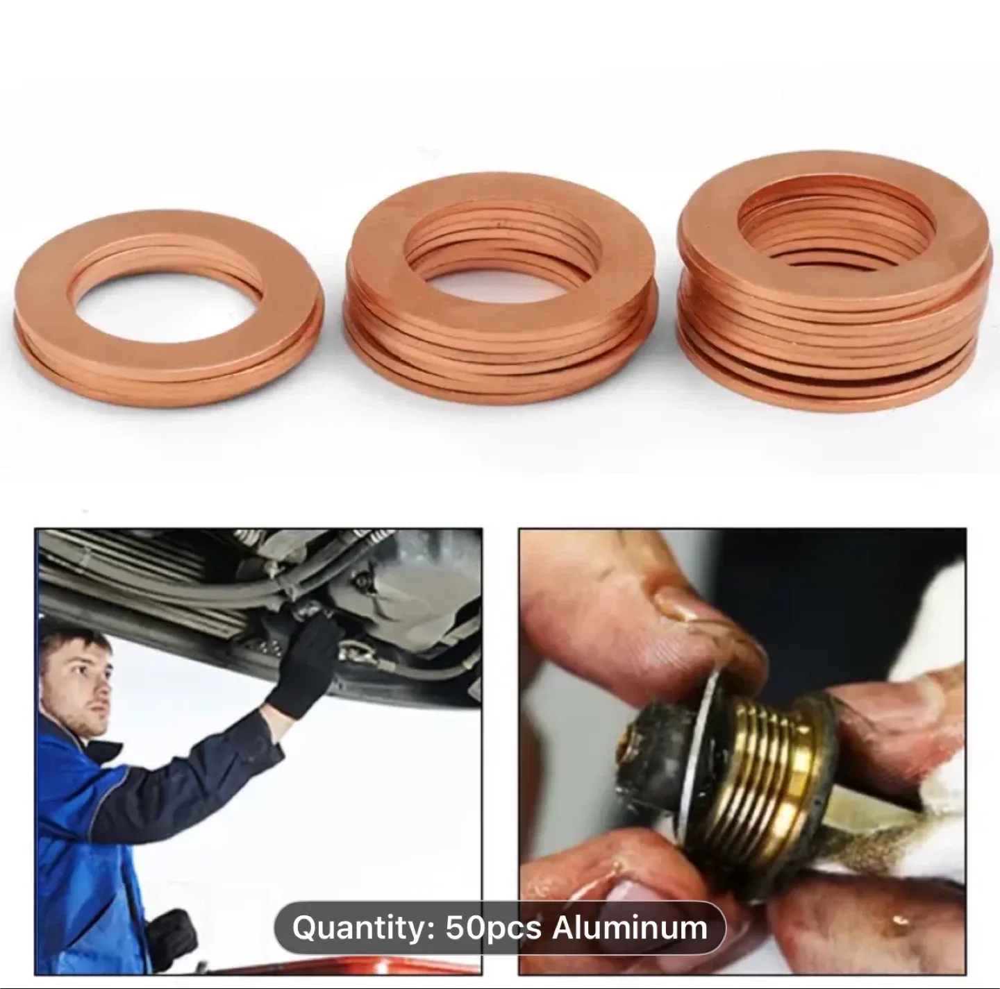 For Honda Oil Drain Plug Gasket image indicator(3)