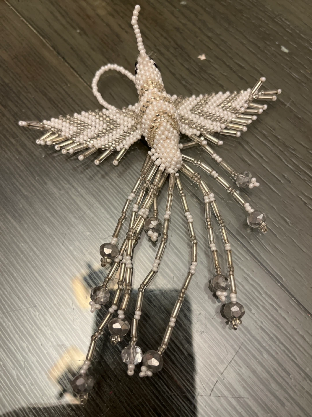 Handmade Beaded Hummingbird Ornament - photo 5