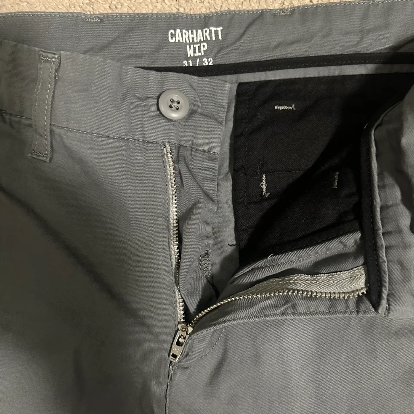Carhartt WIP Pants - Size 31/32 - Grey image indicator(5)
