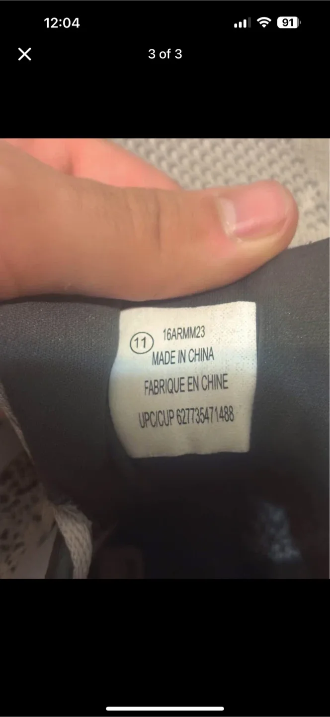 Athletic Works Grey Running Shoes - Size 11 image indicator(3)