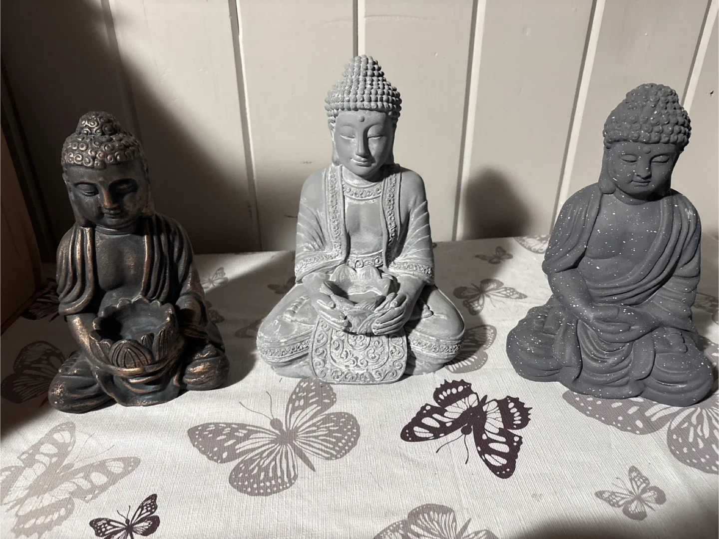 Set of 3 Buddha Statues