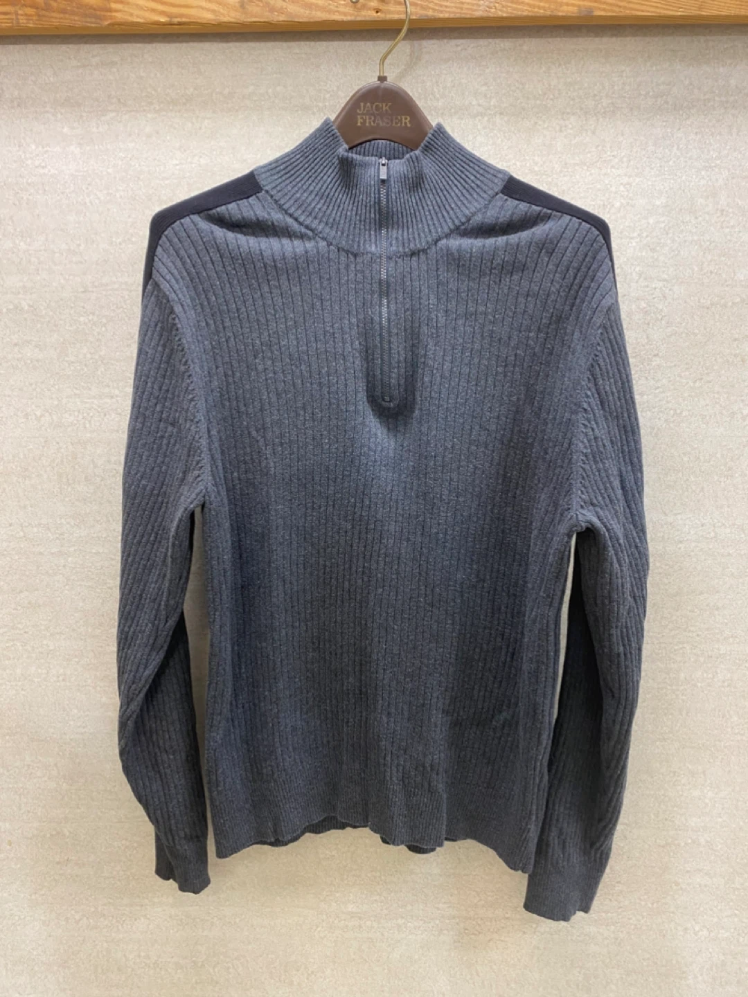 Calvin Klein Jeans Gray Zip Sweater - XL