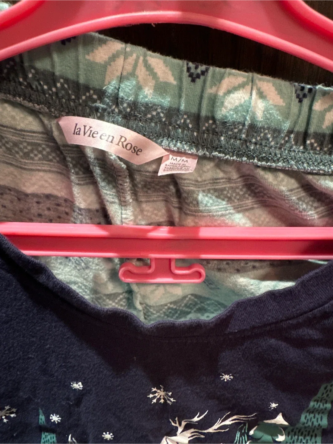 La Vie en Rose Pajama Set - Size M🥕 image indicator(2)