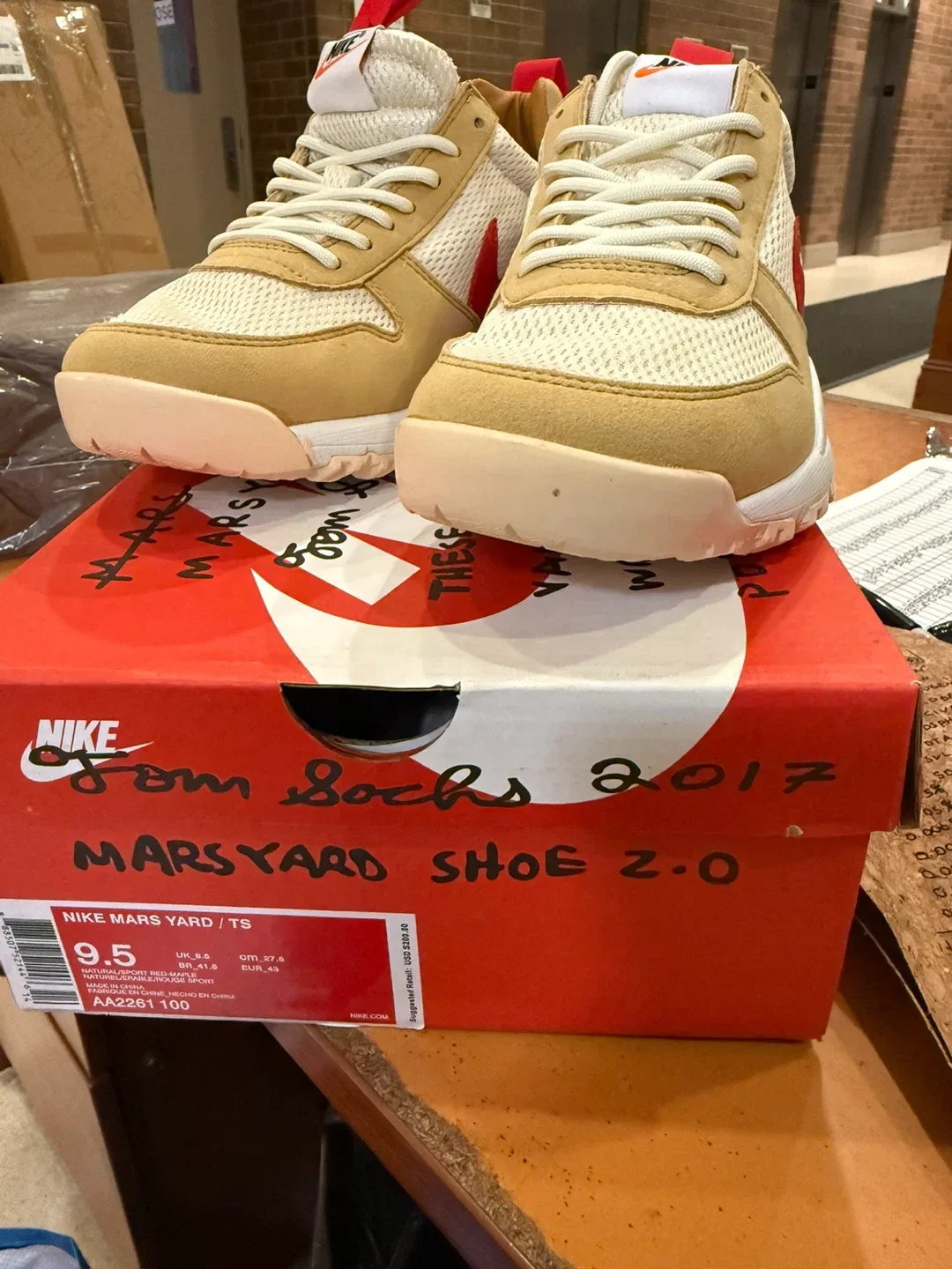 Nike Mars Yard Shoe 2.0 Size 9.5 not Dunk High Jordan 1 2 3 4 5 image indicator(3)