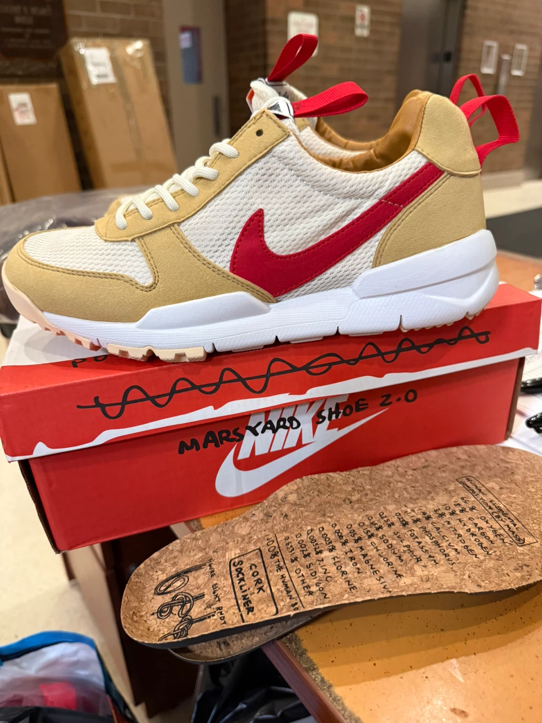 Nike Mars Yard Shoe 2.0 Size 9.5 not Dunk High Jordan 1 2 3 4 5
