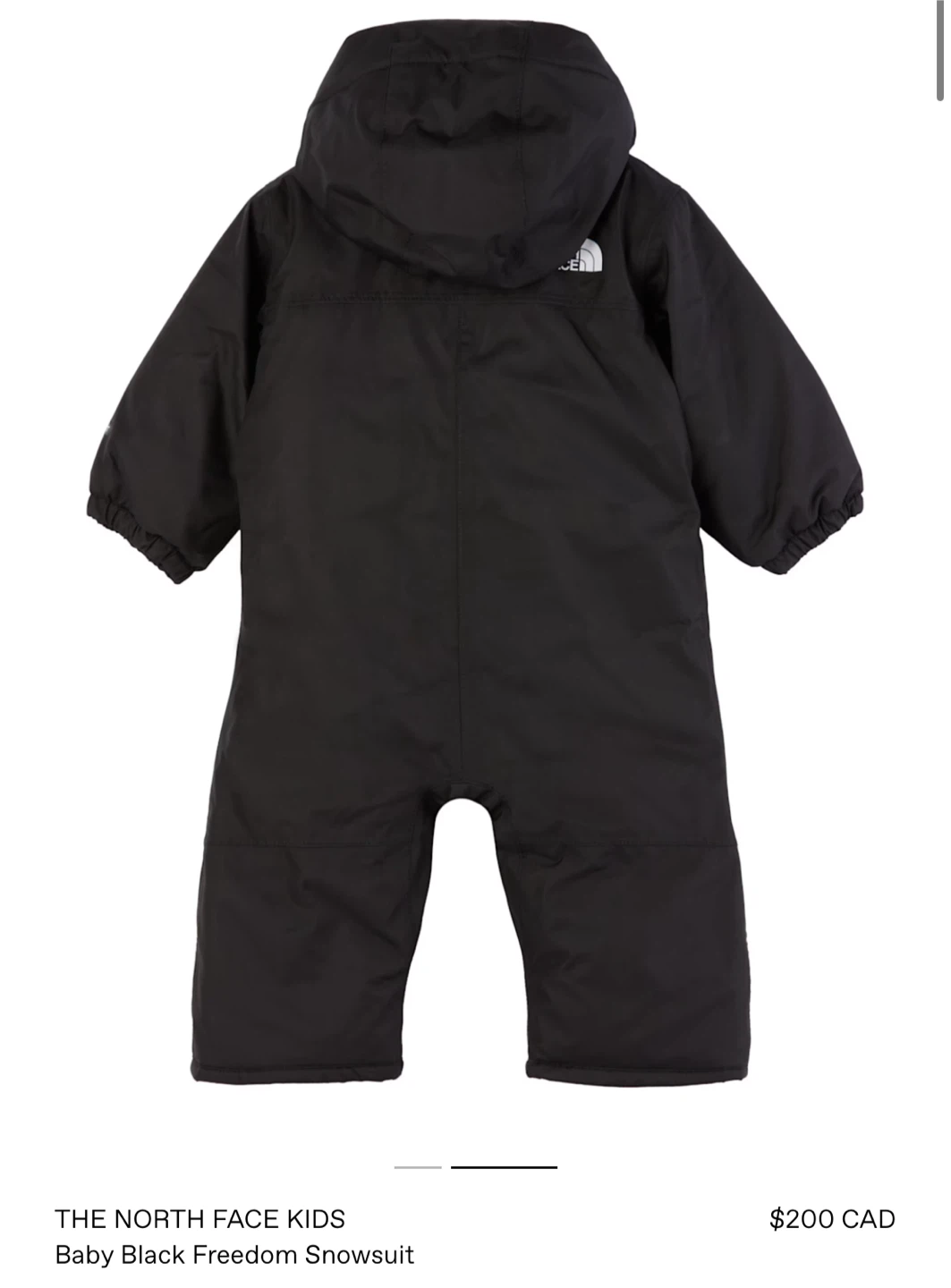 The North Face Kids Black Freedom Snowsuit - photo 2