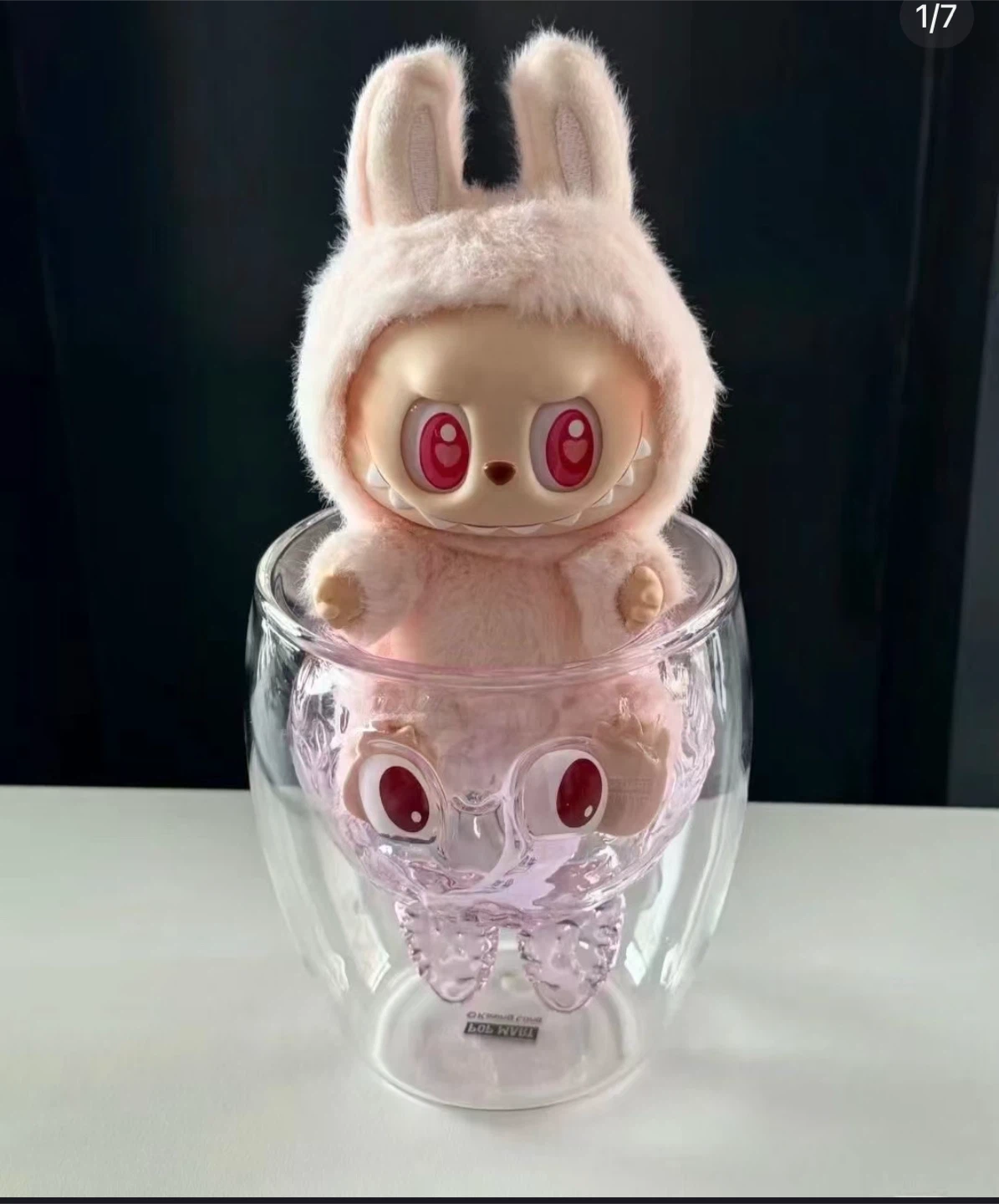 Labubu Double Walled Glass Cup - photo 2