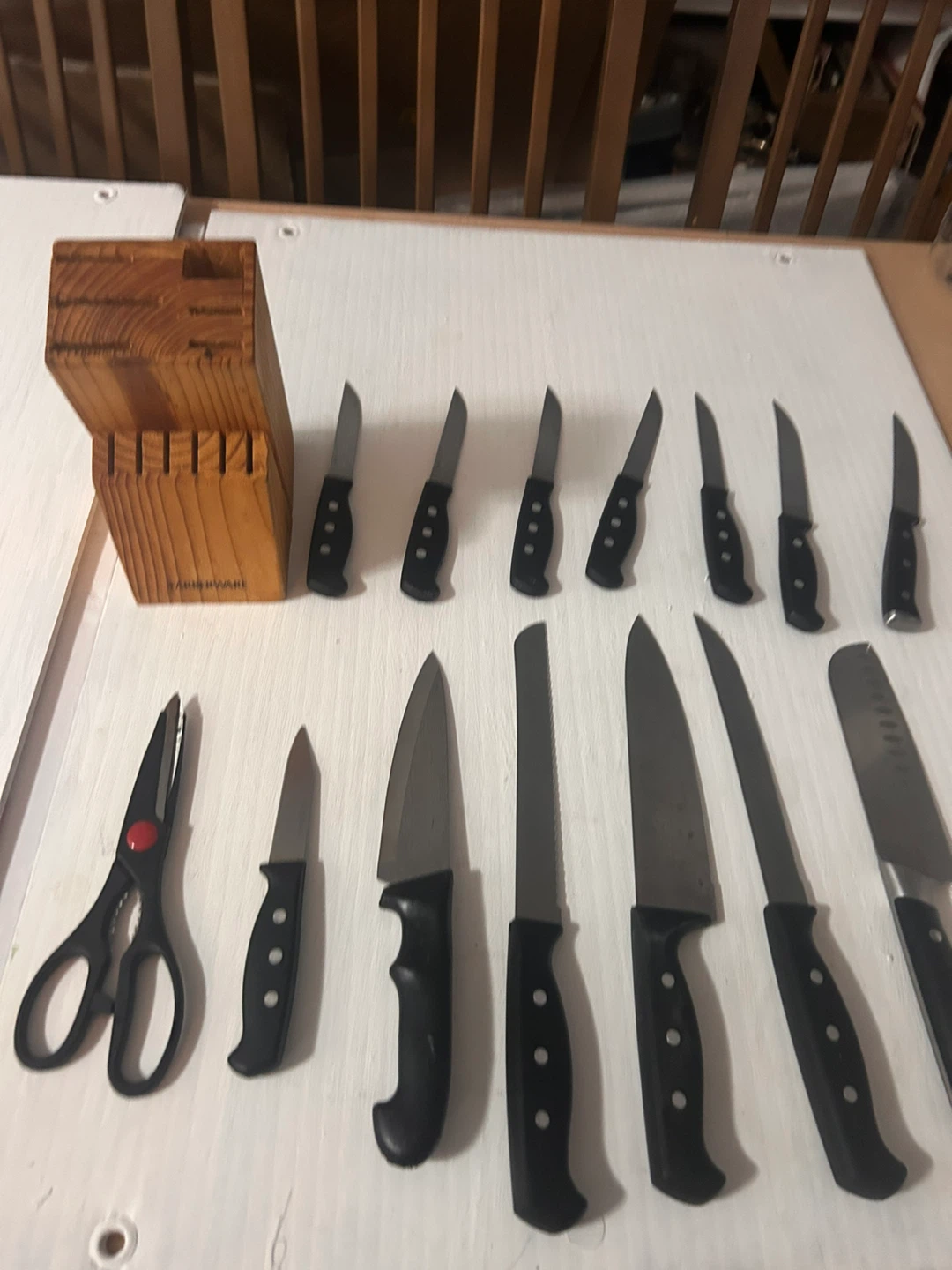 Farberware 13-Piece Knife Set with Block
