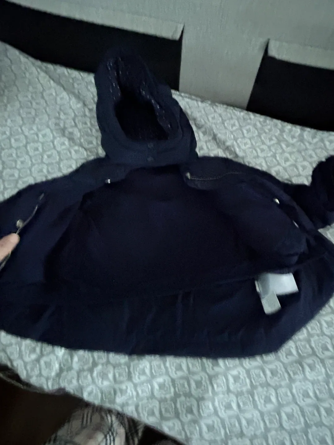 Navy Blue Puffer Jacket Gap   Toddler feather image indicator(5)