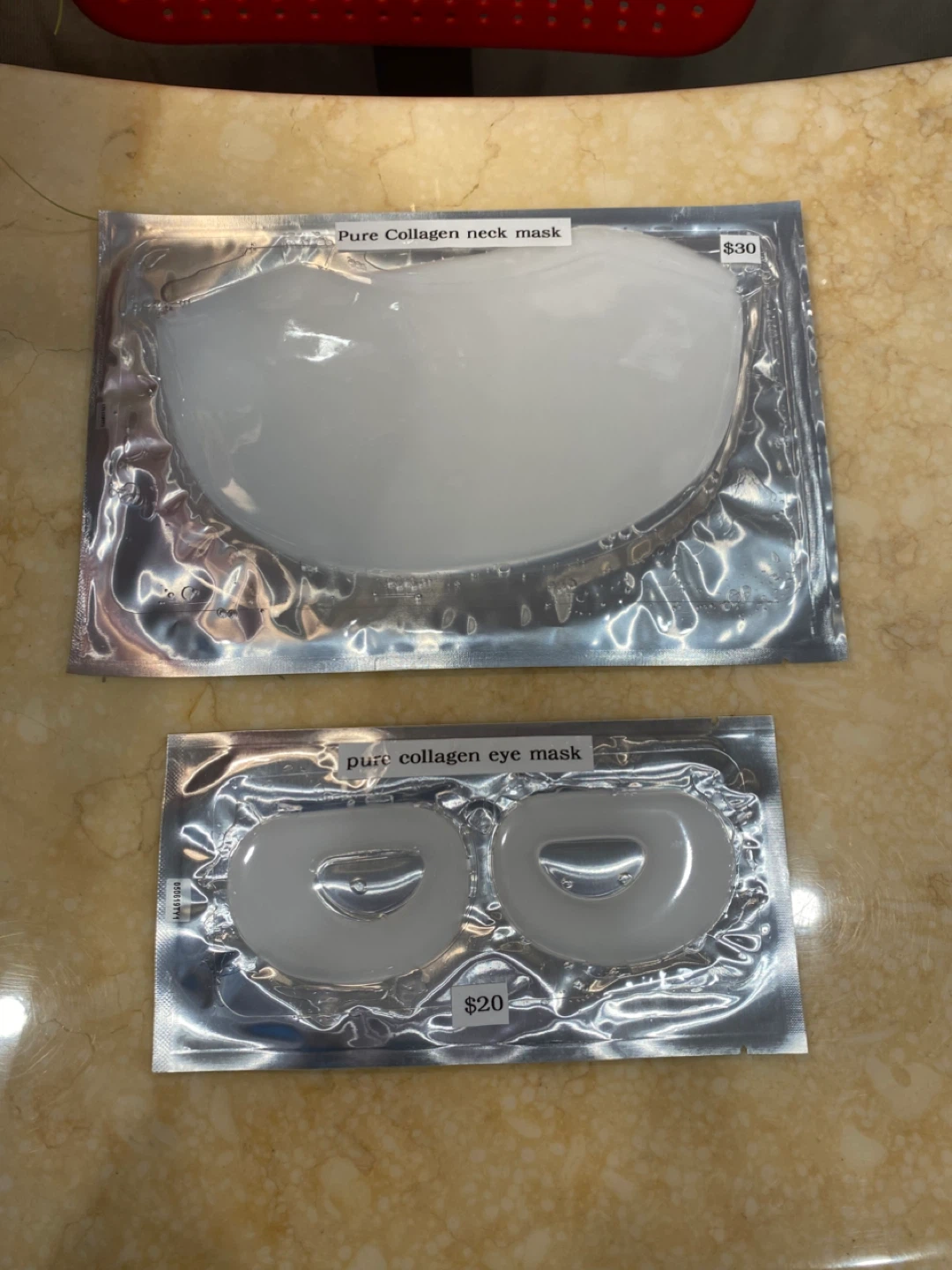 Pure Collagen Neck Mask & Eye Mask Set