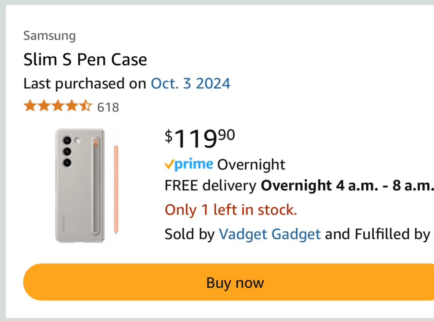 Samsung Slim S Pen Case image indicator(3)