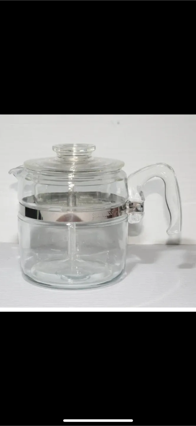 Rare Pyrex Flameware 6-Cup Coffee Percolator image indicator(4)
