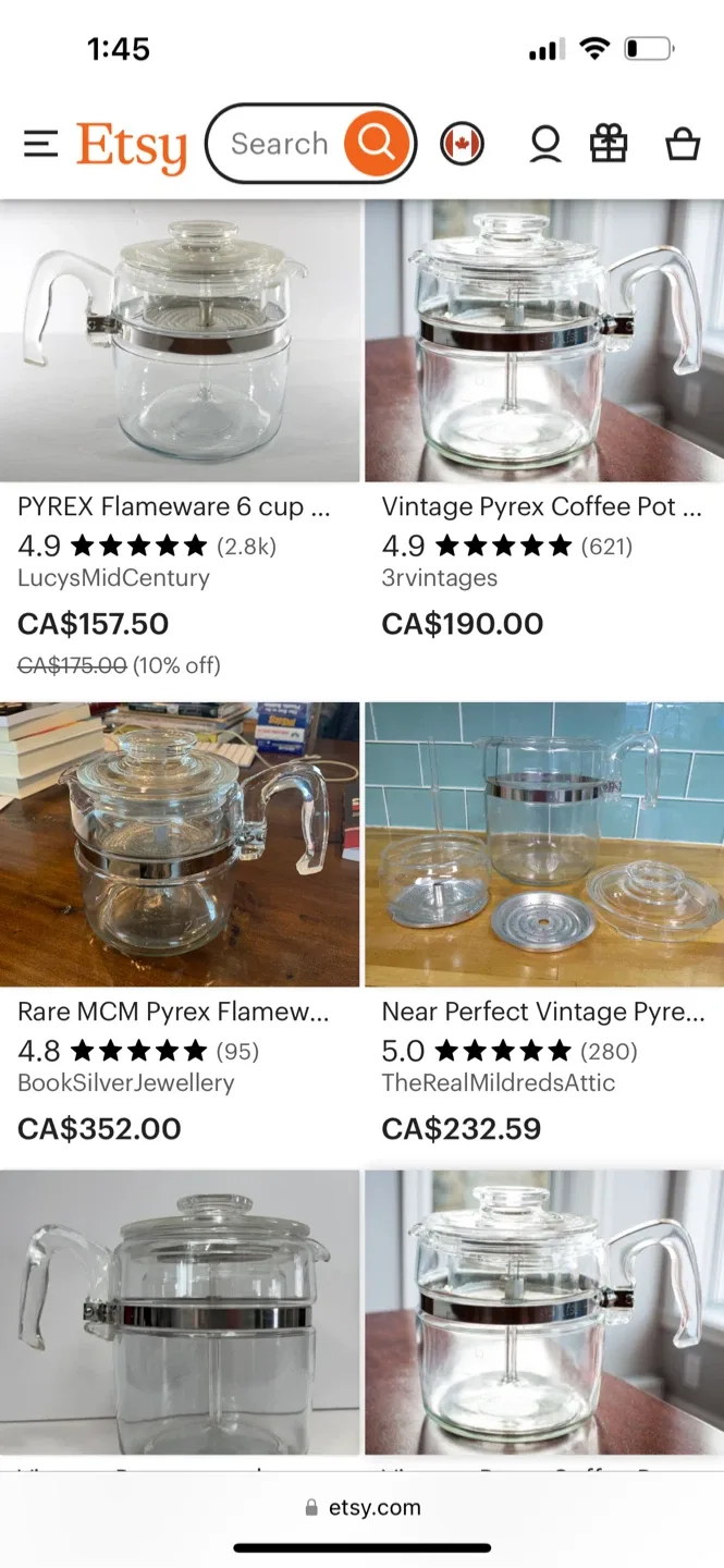 Rare Pyrex Flameware 6-Cup Coffee Percolator image indicator(5)