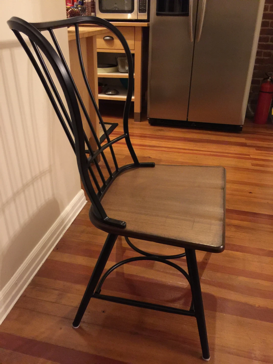 Black Windsor Style Dining Chair