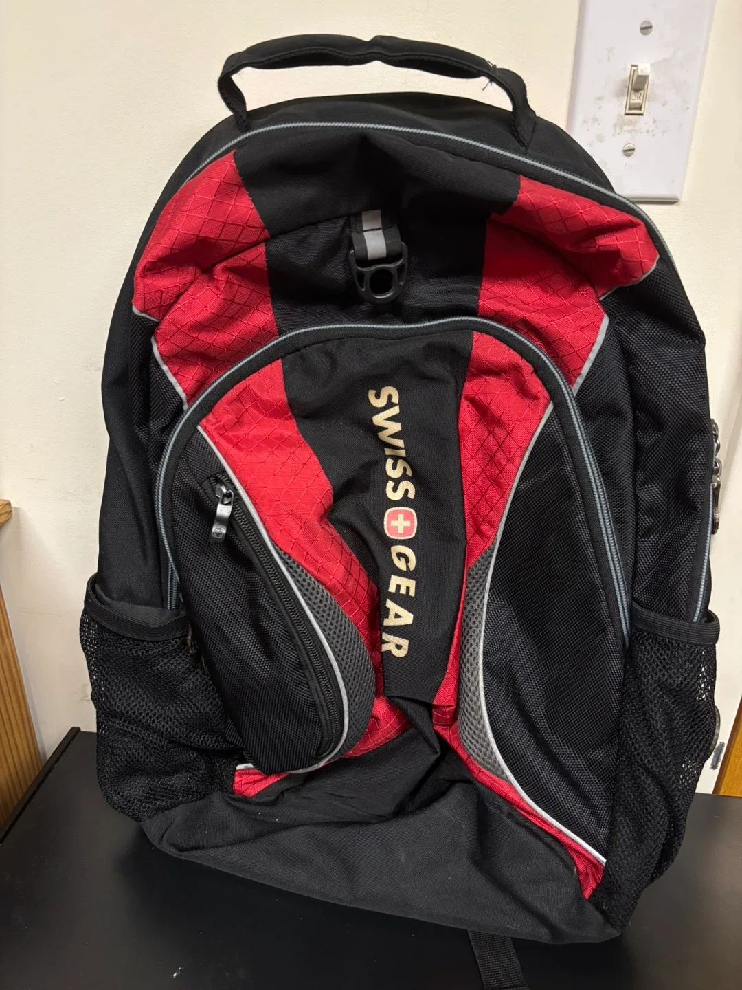Swiss Gear Black and Red Backpack