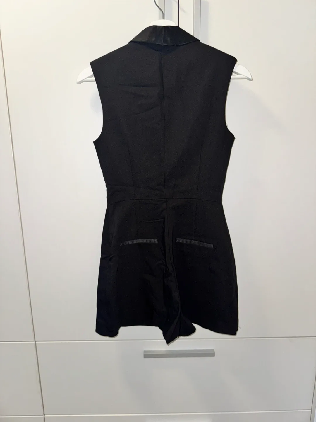 Zara Black Sleeveless Romper - Size XS image indicator(2)