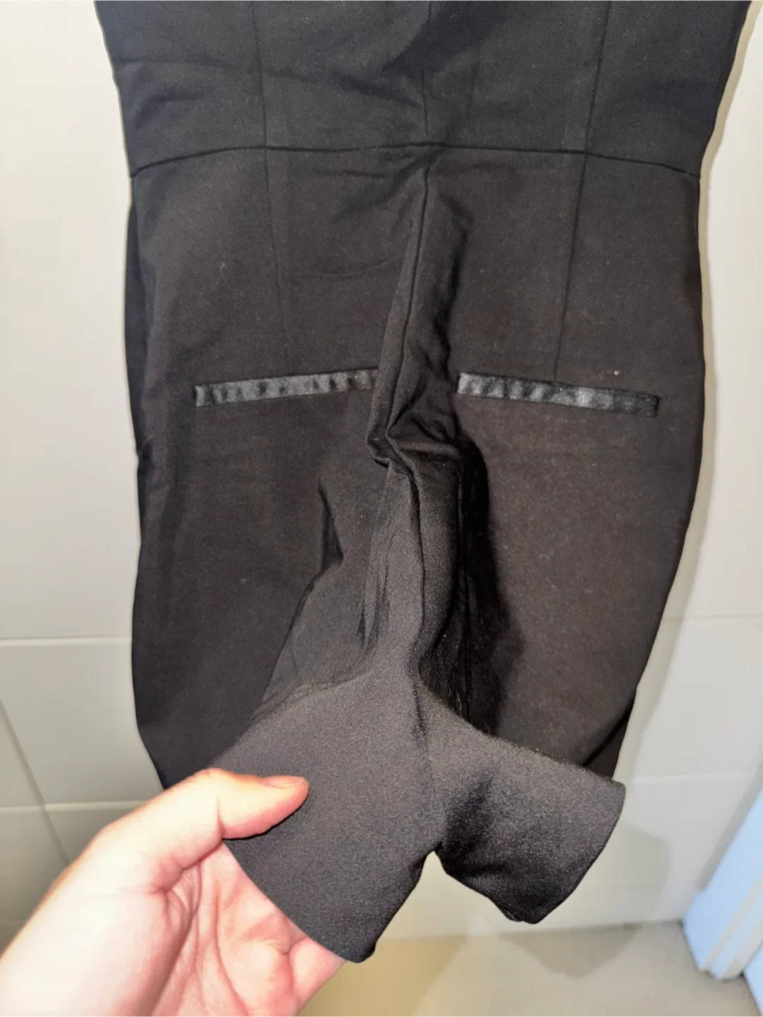 Zara Black Sleeveless Romper - Size XS image indicator(3)