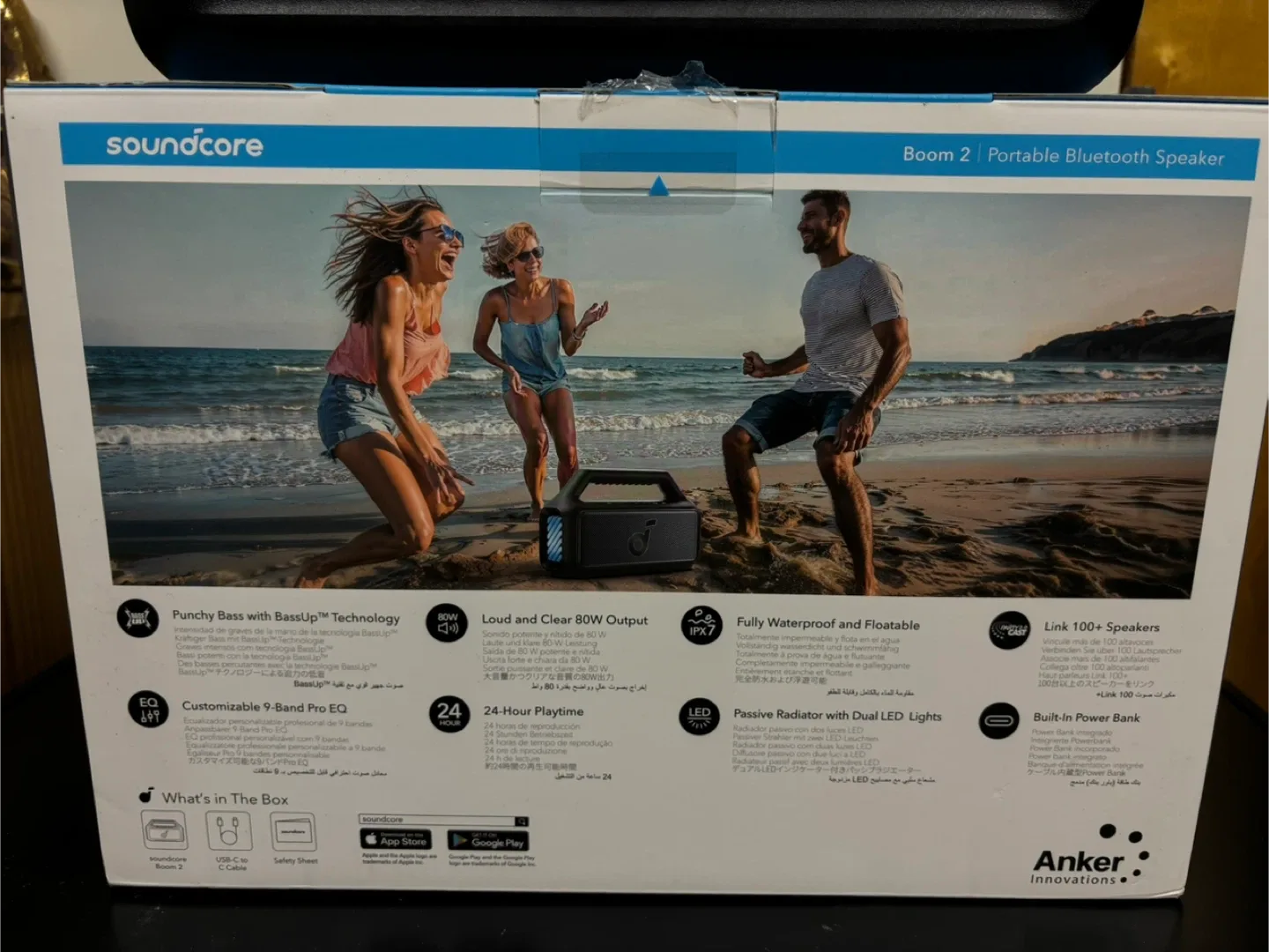 Anker Soundcore Boom 2 Portable Bluetooth Speaker image indicator(4)