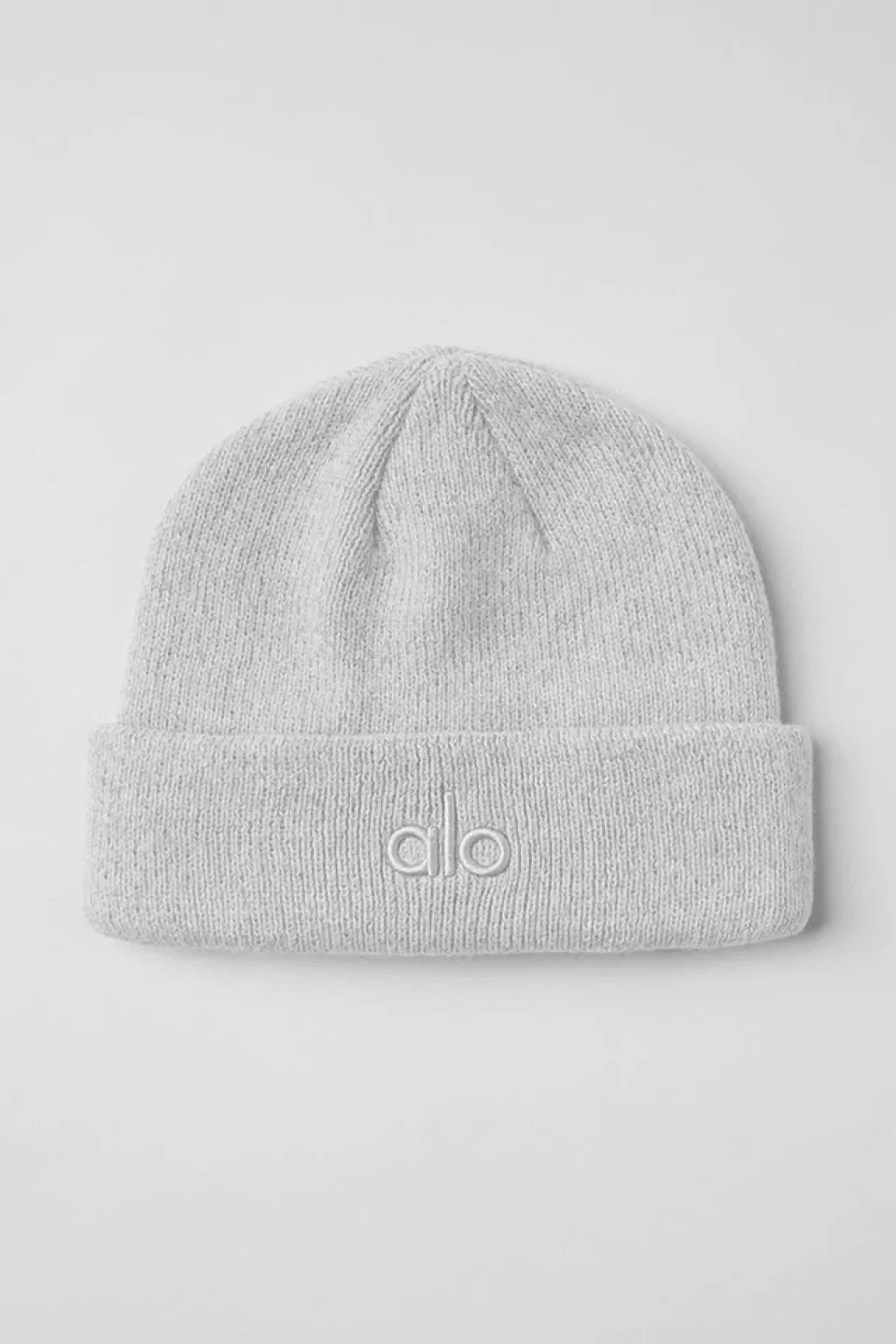 ALO Yoga Beanie - Athletic Heather Grey Brand New image indicator(4)