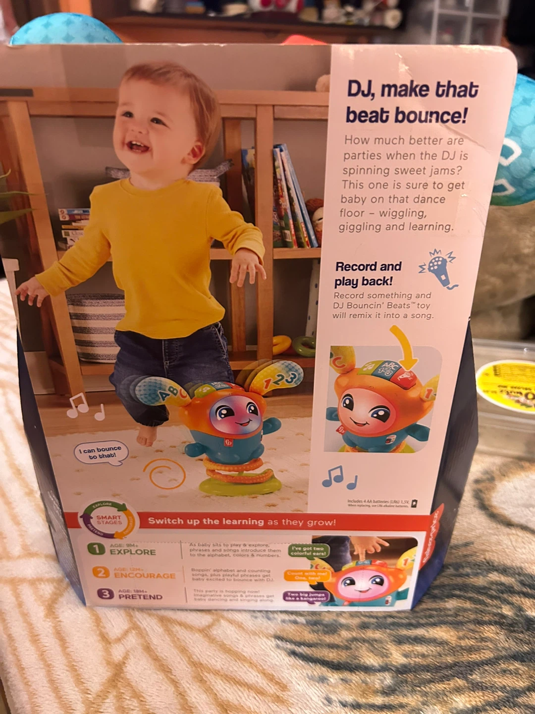 Fisher-Price DJ Bouncin' Beats - Ages 9-36 Months - photo 2