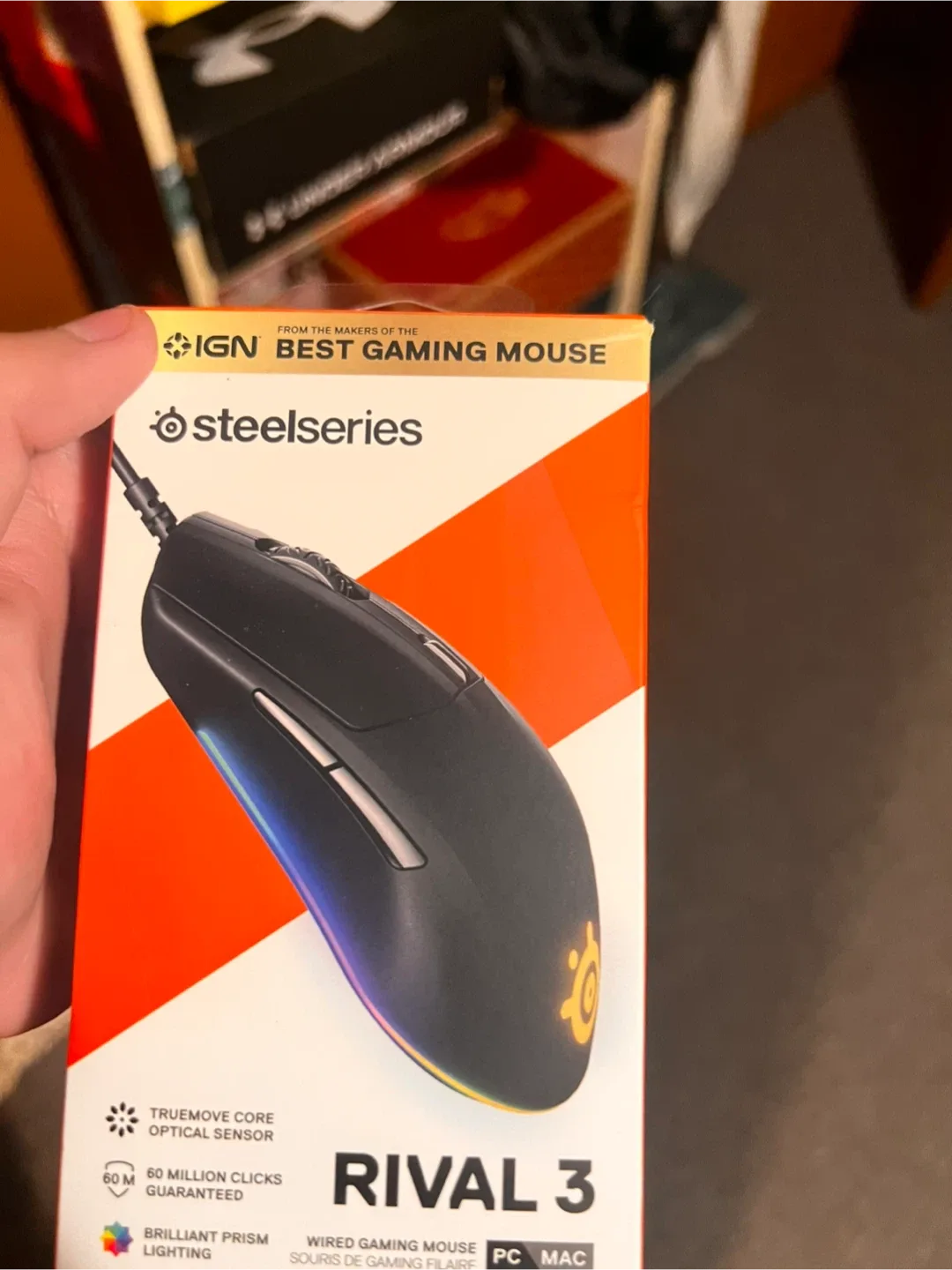 Steelseries Rival 3 Gaming Mouse - Like New!