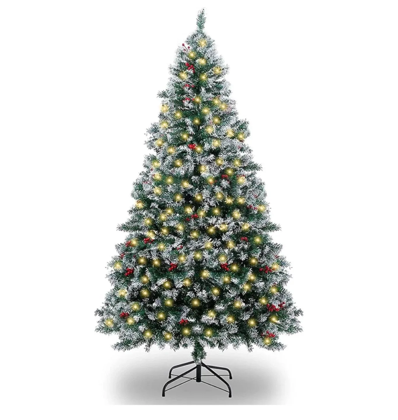 Christmas Tree with Red Berries