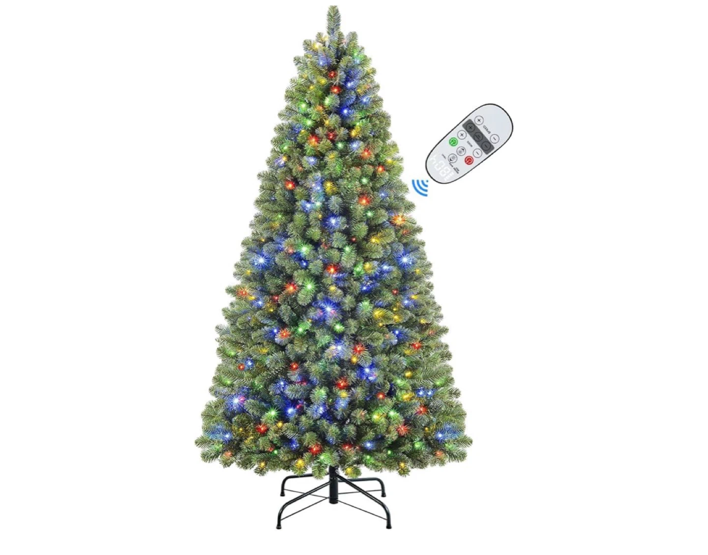 7 ft Pre-Lit Artificial Christmas Tree
