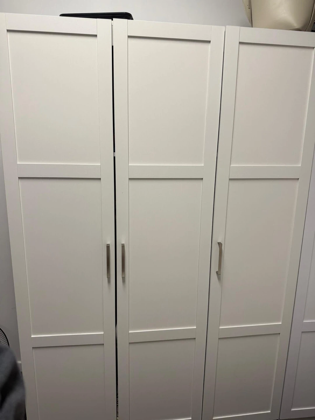Sauder 3 Door Wardrobe Shaker, White - photo 2
